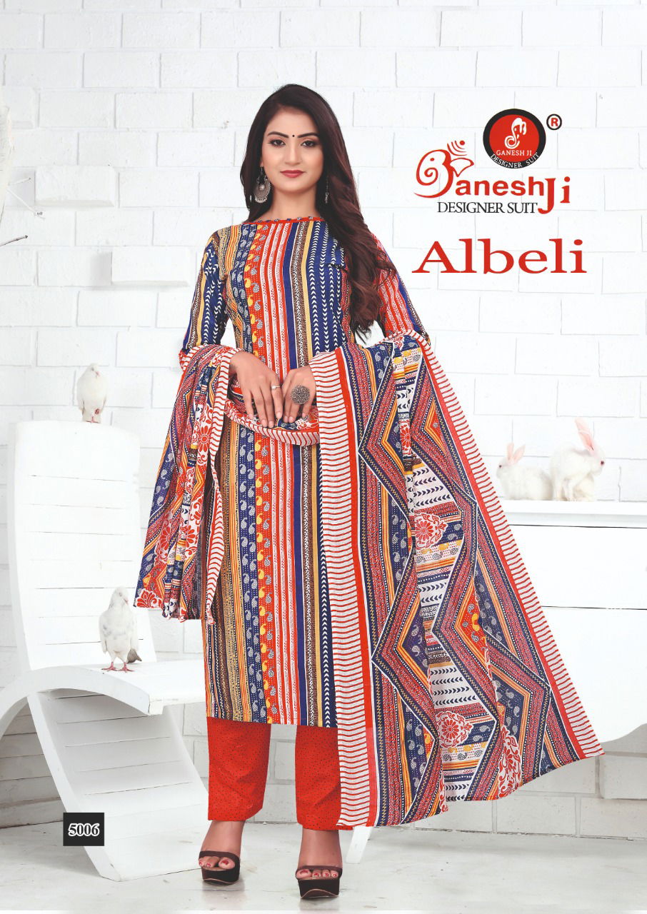 Ganeshji Albeli 5 Regular Wear Cotton Printed Designer Dress Material Collection